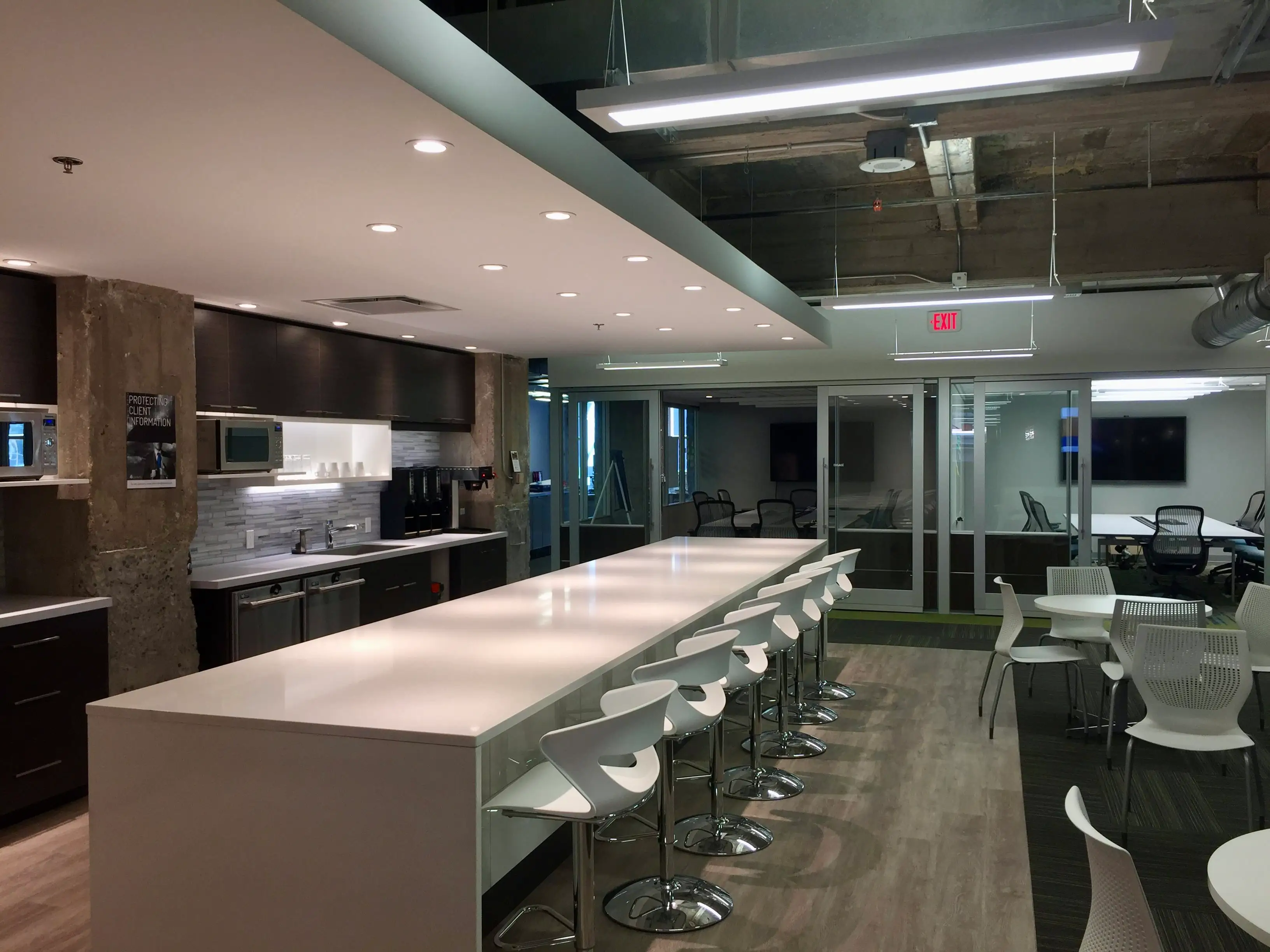 Pilkington — Bar toward meeting rooms