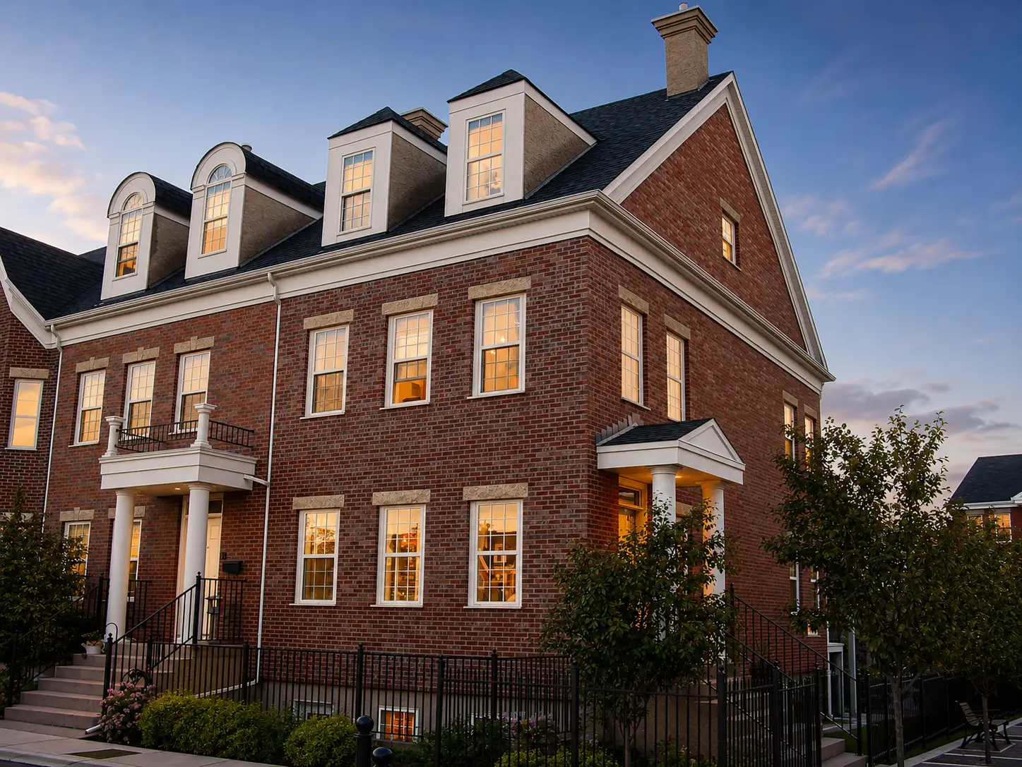 Garrison Square — Exterior dusk