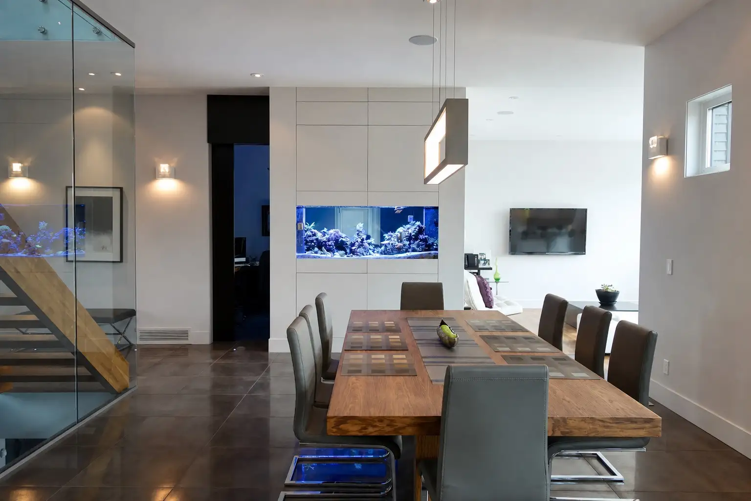 Windsor — Dining room aquarium